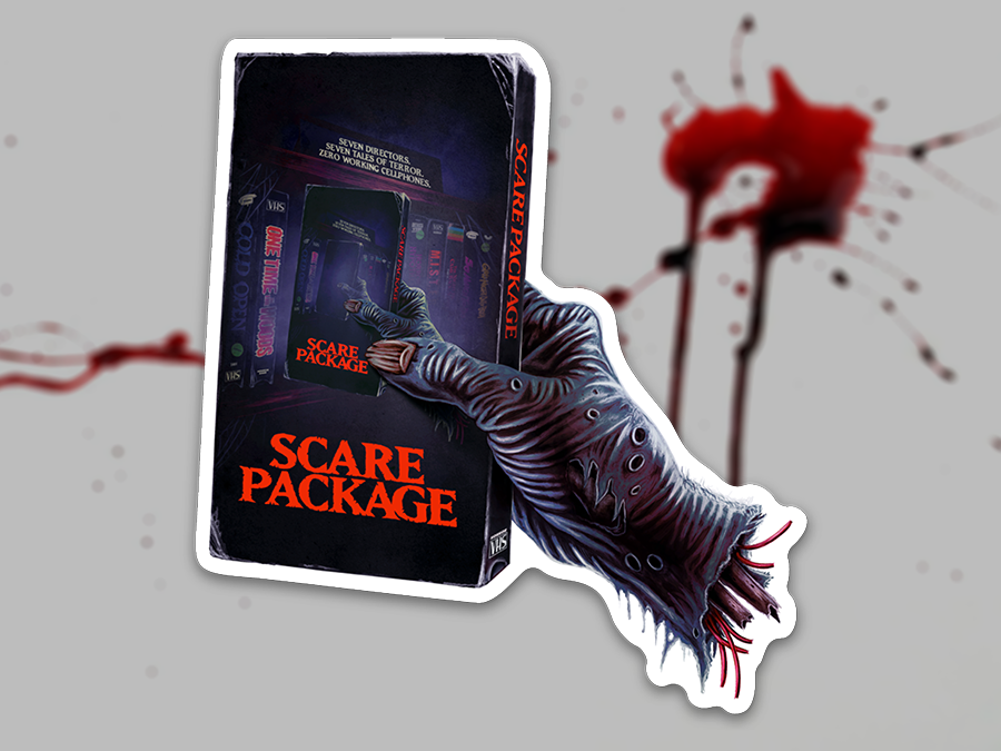 Scare Package - Sticker #2 (Hand Holding Tape)